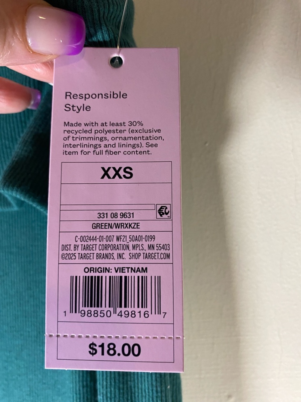 Long Sleeve Mini Bodycon Dress -Dark Teal Green Off Shoulder, Lightweight - Picture 4 of 6
